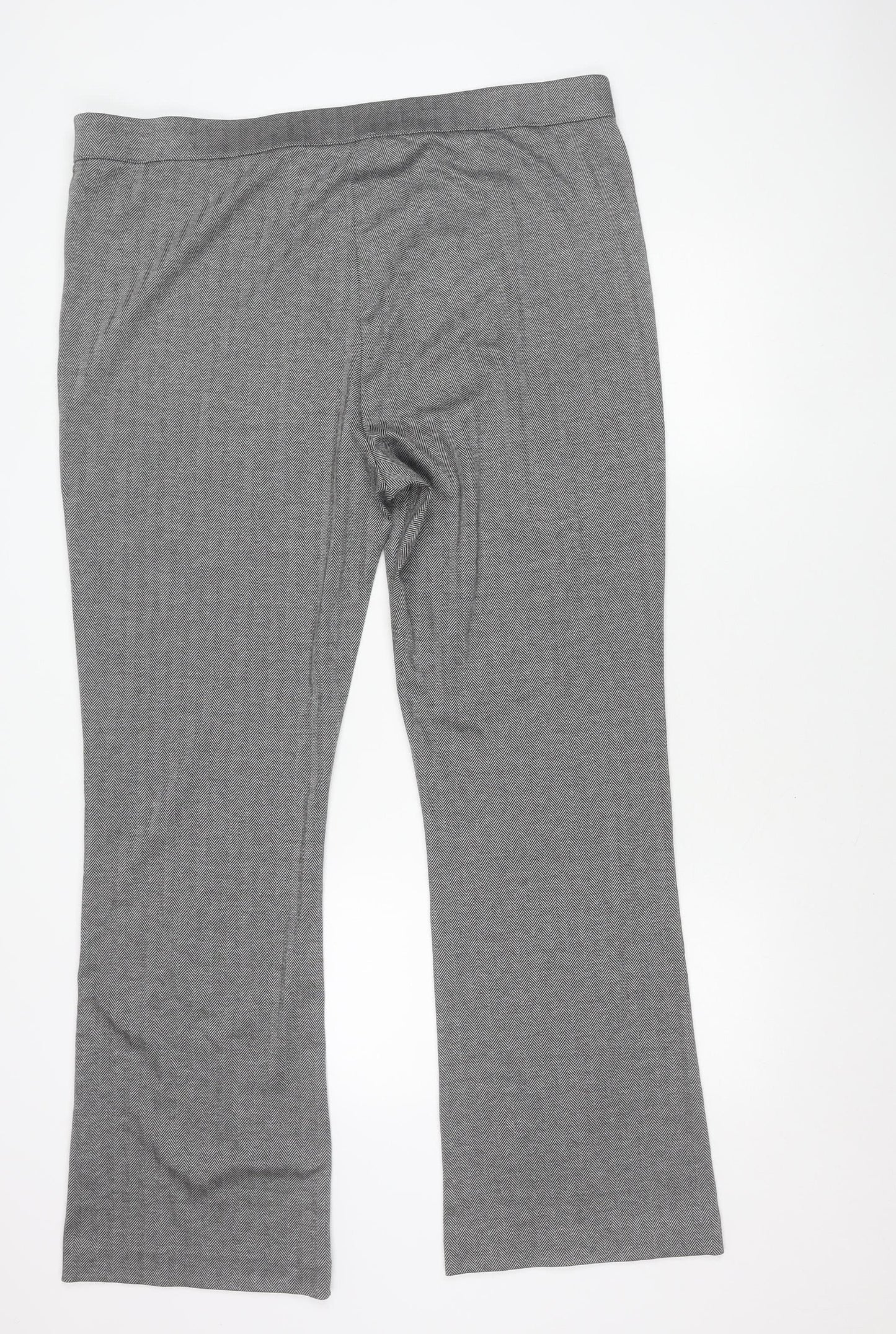 Marks and Spencer Women's Grey Herringbone Dress Pants Size 22 Plus