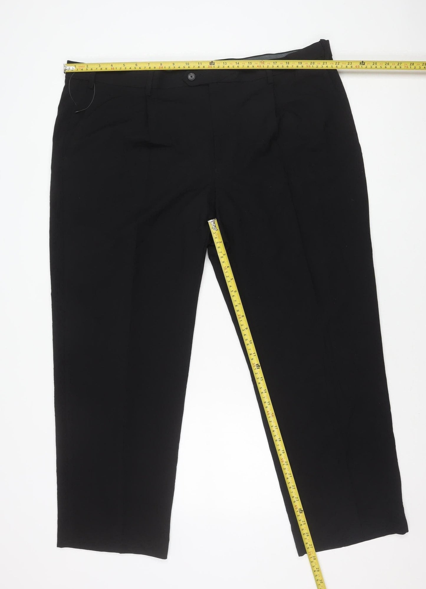 Marks and Spencer Women’s Black Regular Fit Work Trousers Size 44