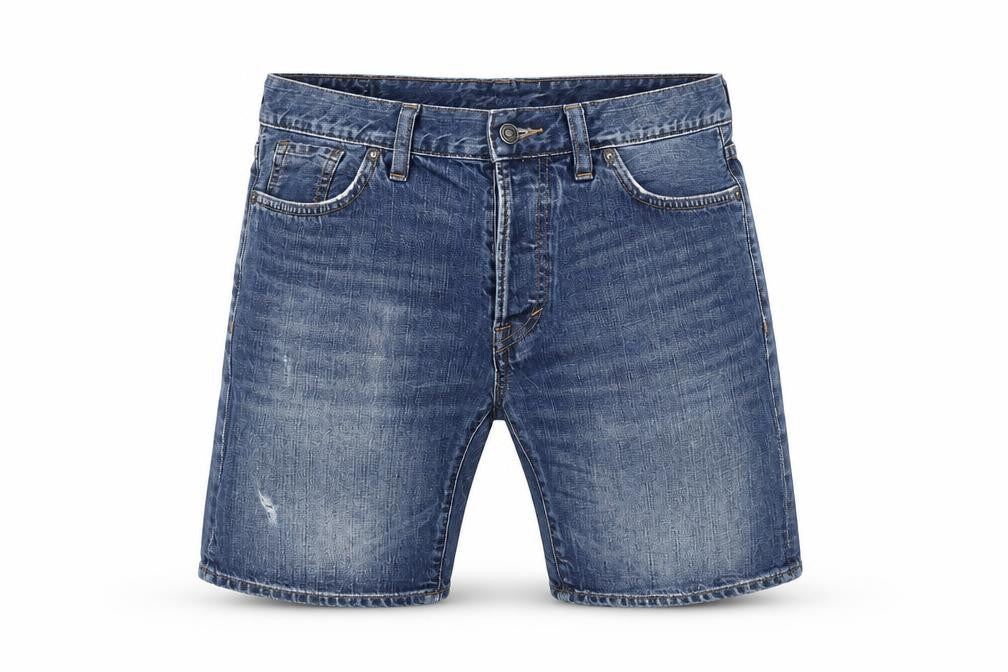 H&M Men’s Blue Denim Shorts Size 31 Regular Fit Casual Medium Wash