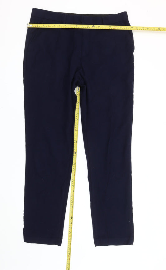 Simon Carter Men's Blue 26L Formal Dress Trousers