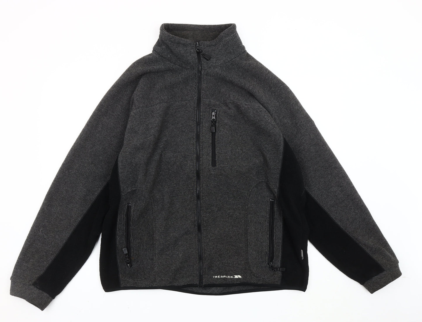 Trespass Men’s Grey XL Soft Shell Fleece Jacket Hiking Outdoor