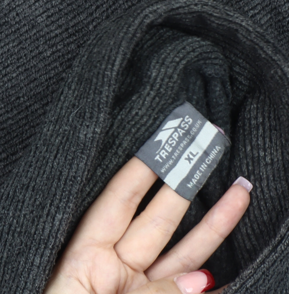 Trespass Men’s Grey XL Soft Shell Fleece Jacket Hiking Outdoor