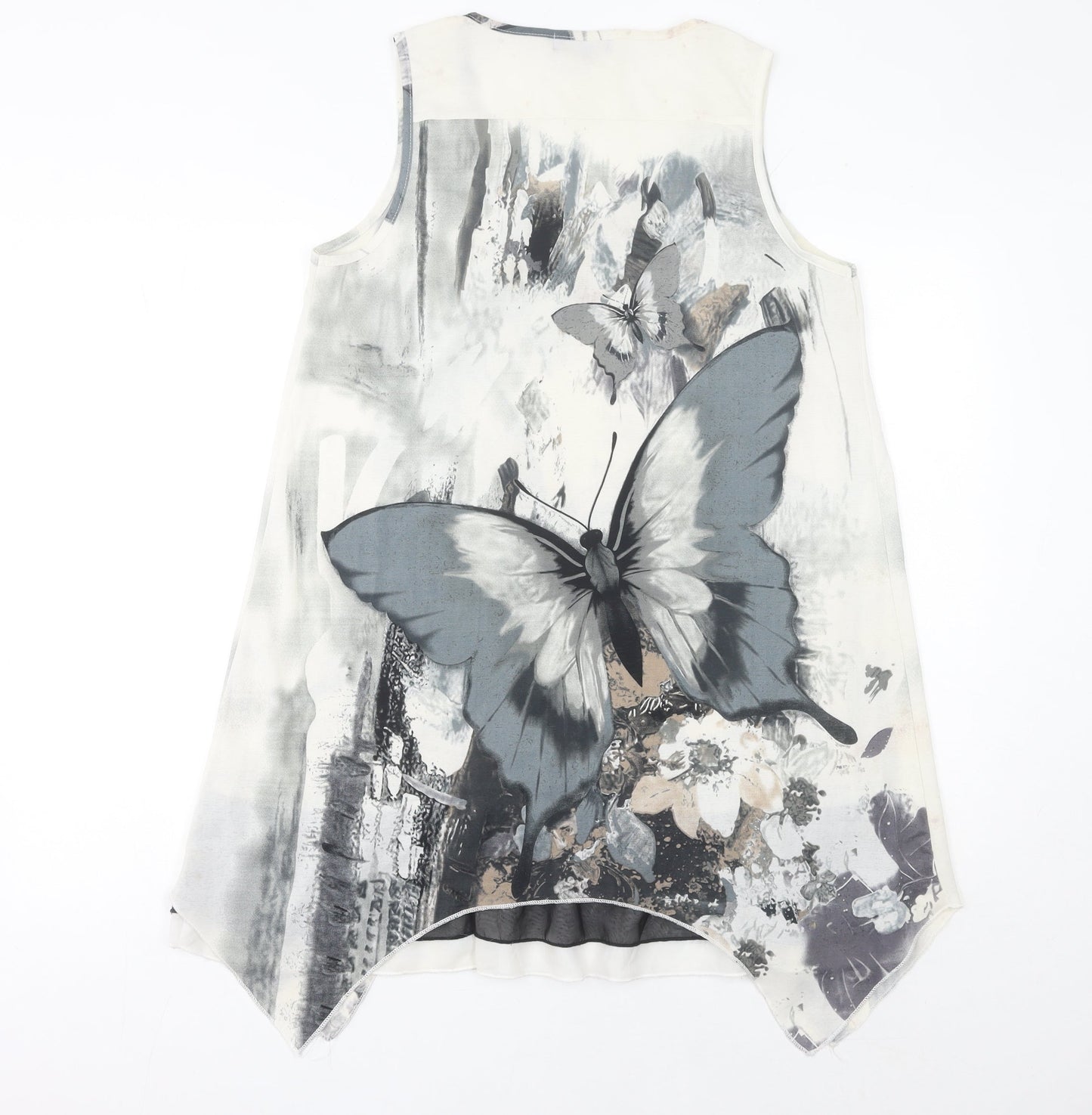 Autonomy Women's Multicoloured Butterfly Print Camisole Top Size 14