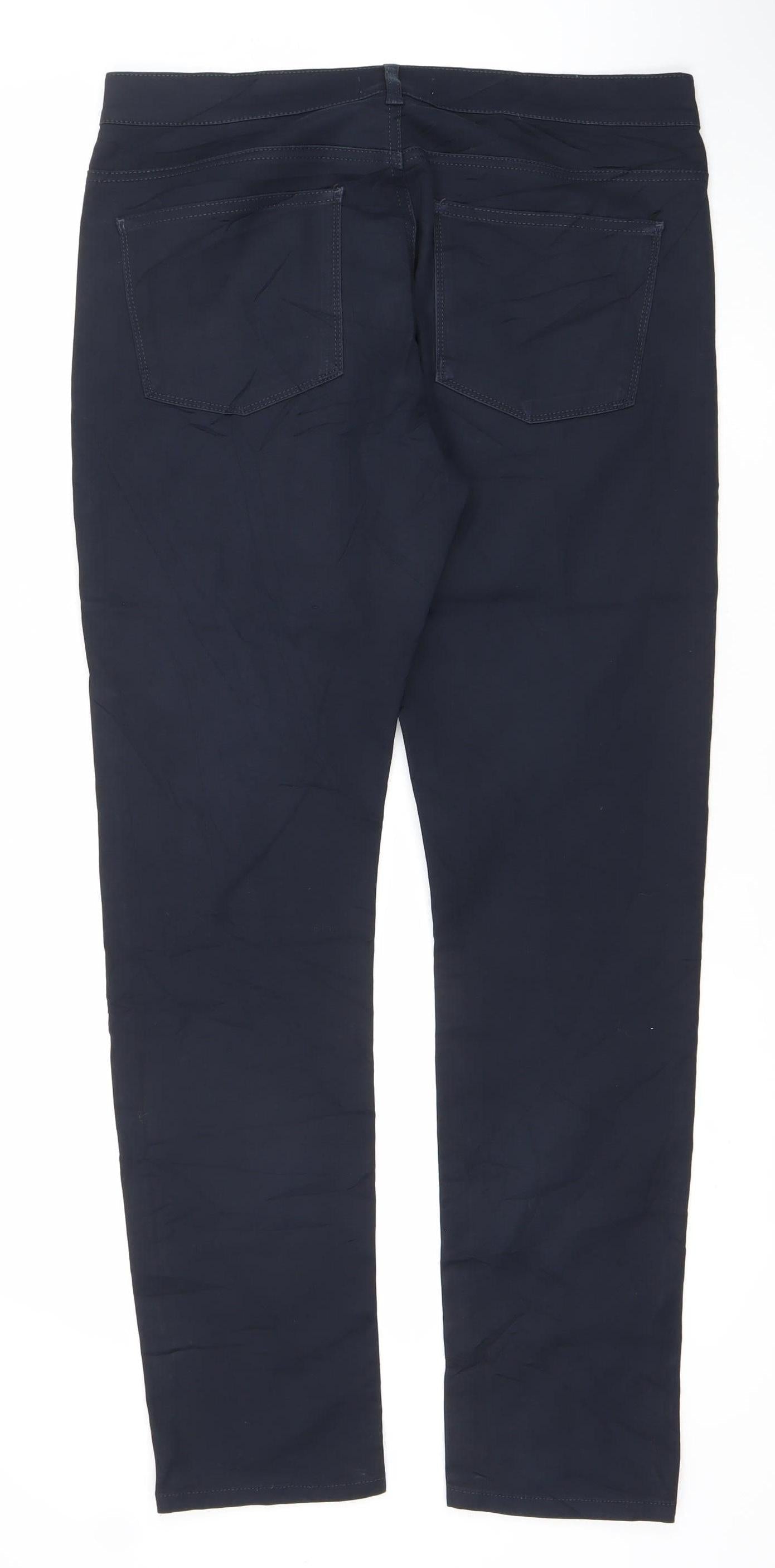 Reiss Women’s Dark Blue Skinny Jeans Size 14 Slim Fit 32in Waist