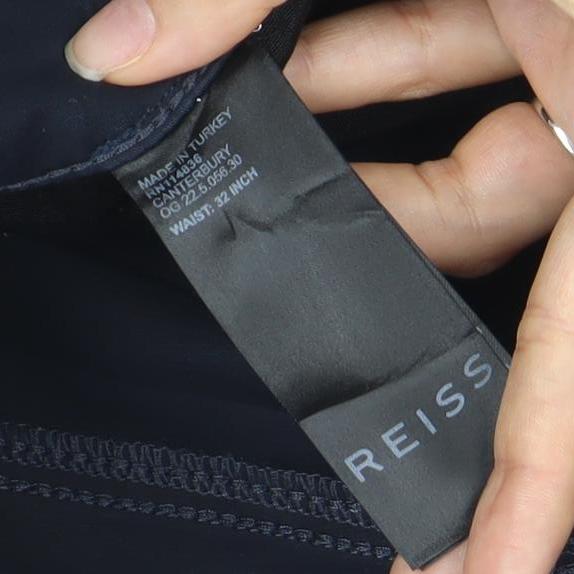 Reiss Women’s Dark Blue Skinny Jeans Size 14 Slim Fit 32in Waist