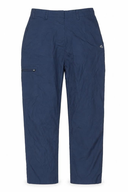 Craghoppers Men's Blue S Cargo Travel Trousers Polyester Cotton
