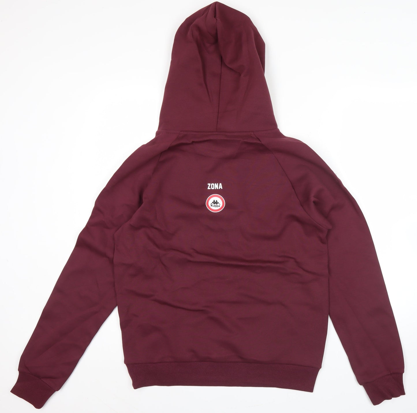 Kappa Men's Red Pullover Hoodie M Graphic Print Sportswear