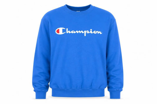 Mens UK S Regular Champion Blue Pullover Sweatshirt