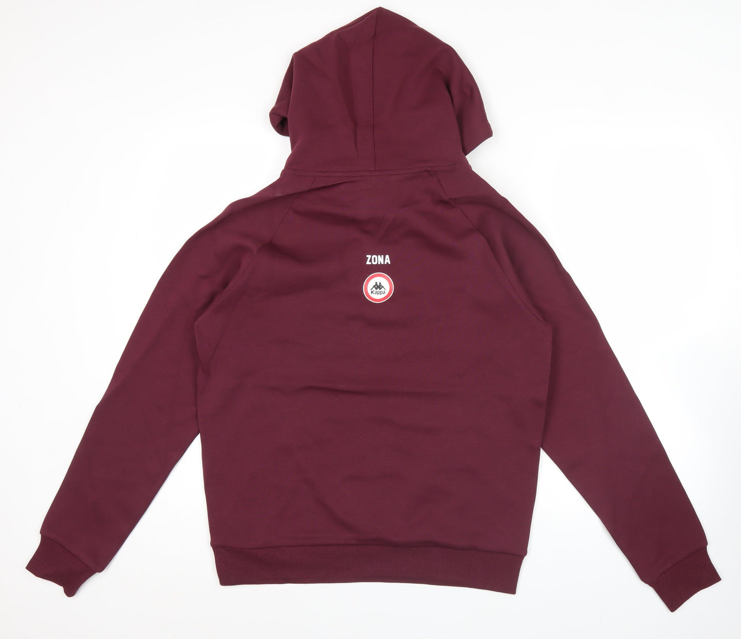 Kappa Men’s Red Pullover Hoodie M Graphic Print Sports Casual