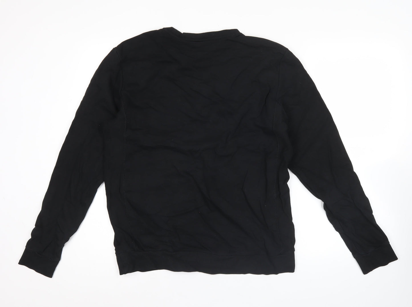 Puma Men's Black L Pullover Sweatshirt Long Sleeve Crew Neck Sportswear