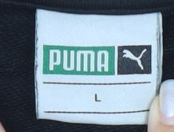Puma Men's Black L Pullover Sweatshirt Long Sleeve Crew Neck Sportswear