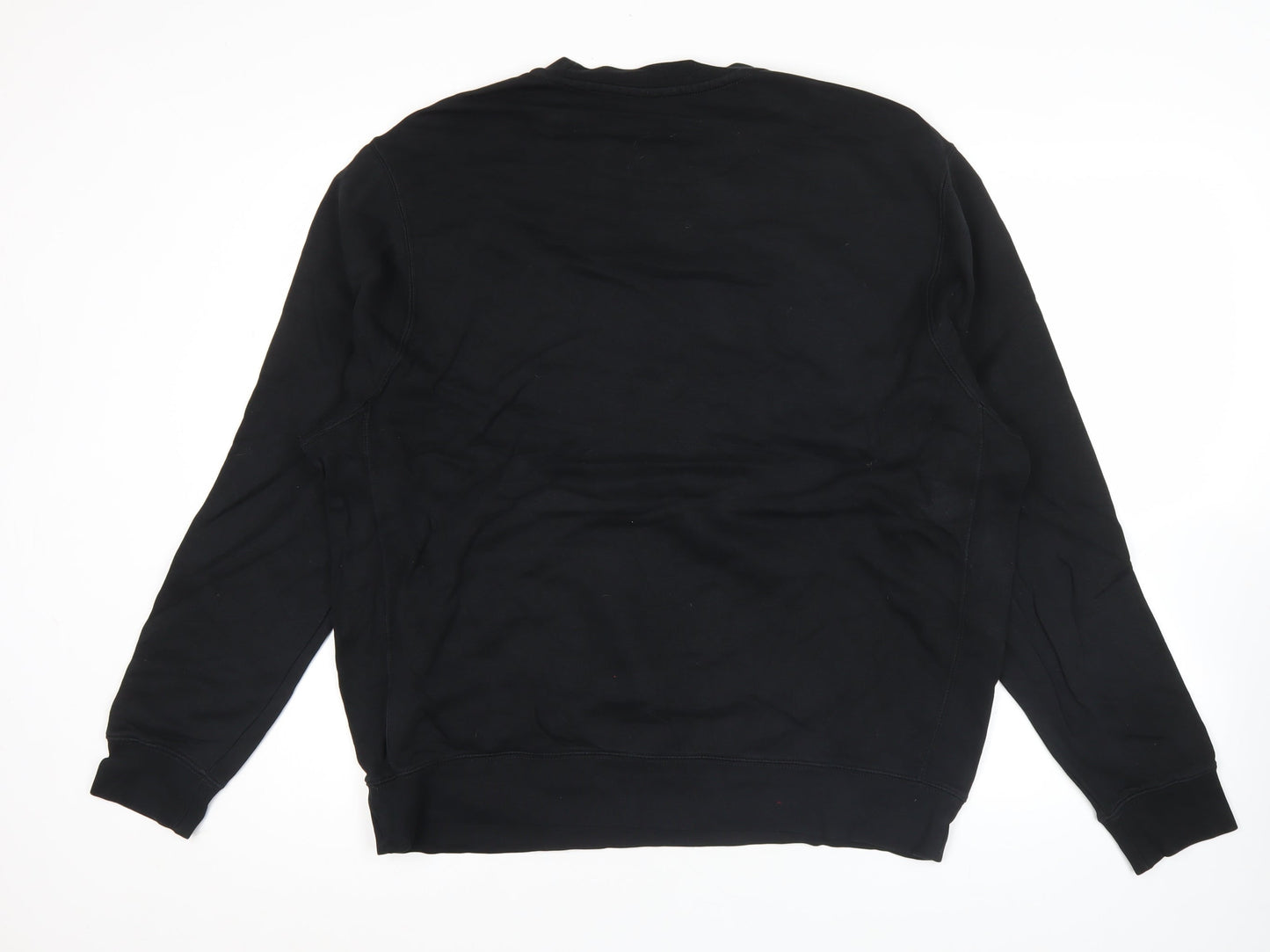 Nike Men's Black 2XL Pullover Sweatshirt Just Do It Logo Sportswear