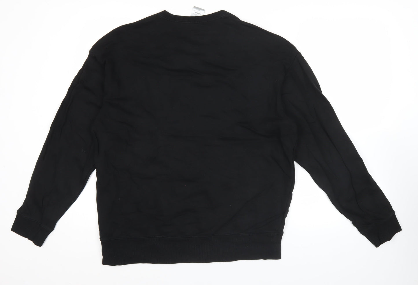 Adidas Men's Black M Pullover Sweatshirt Crew Neck Fleece All Seasons