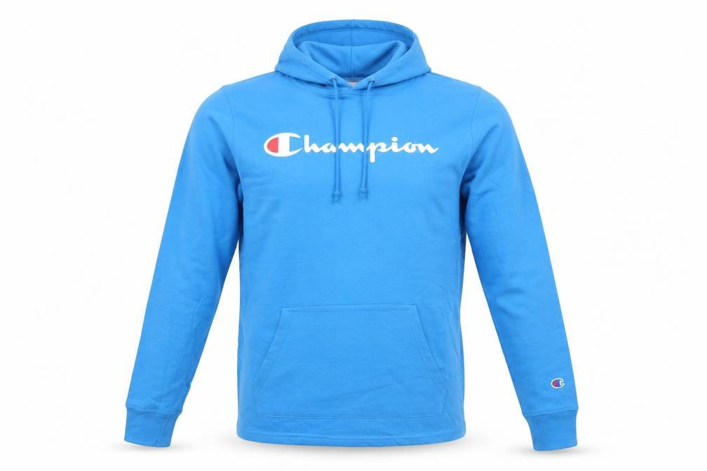 Mens UK S Regular Champion Blue Pullover Hoodie