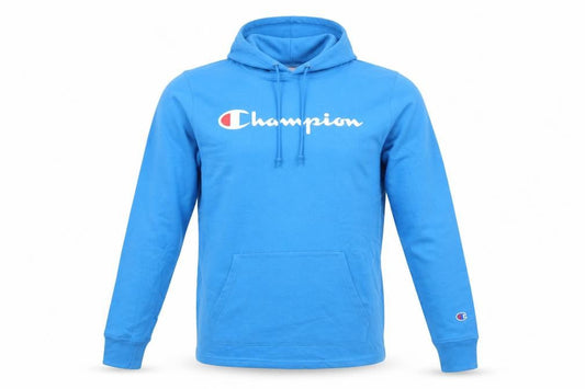 Mens UK S Regular Champion Blue Pullover Hoodie
