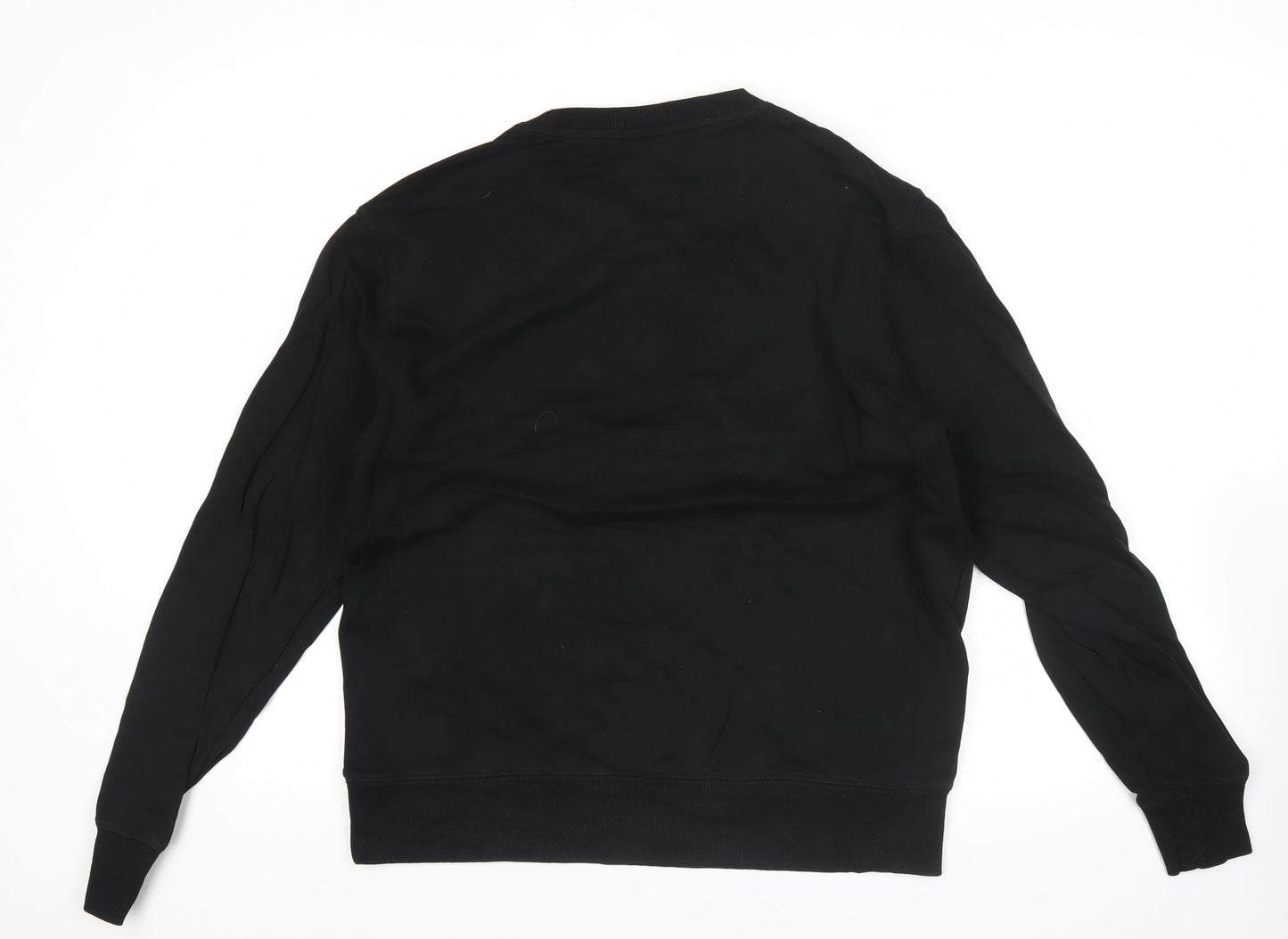 Dickies Men's Black Large Pullover Sweatshirt Crew Neck Logo