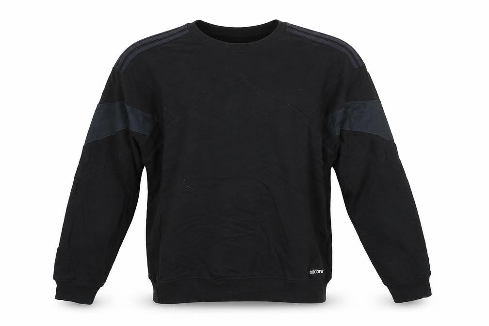 Mens UK L Regular adidas Black Pullover Sweatshirt