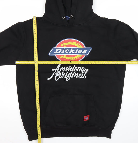 Dickies Men’s Black 2XL Pullover Hoodie American Original Logo