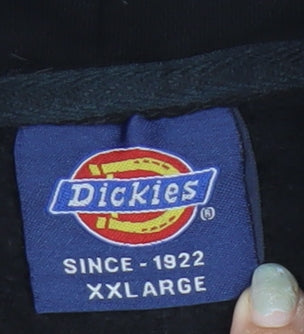 Dickies Men’s Black 2XL Pullover Hoodie American Original Logo