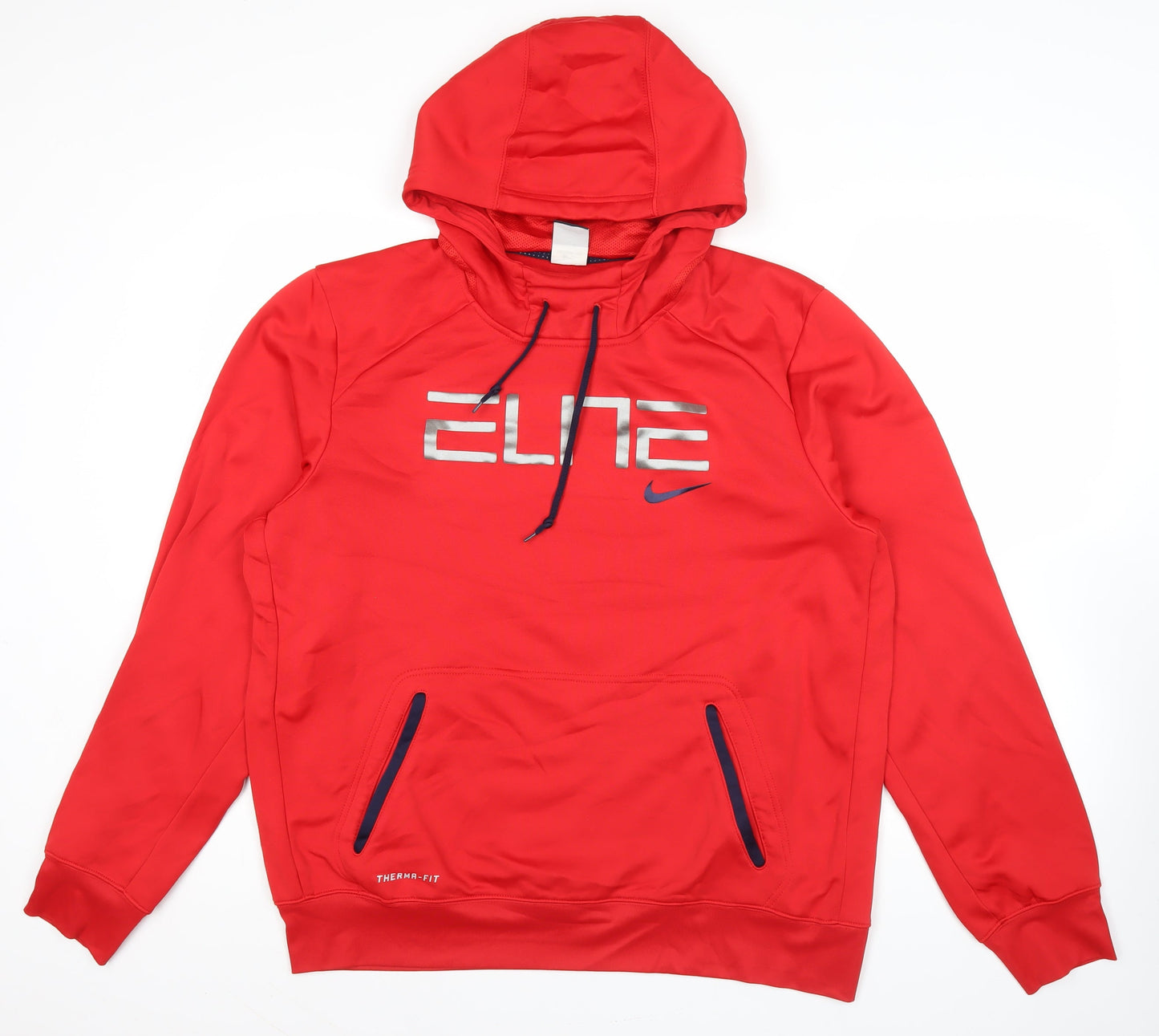 Nike Men's Red Therma-Fit Elite Pullover Hoodie 2XL Sportswear