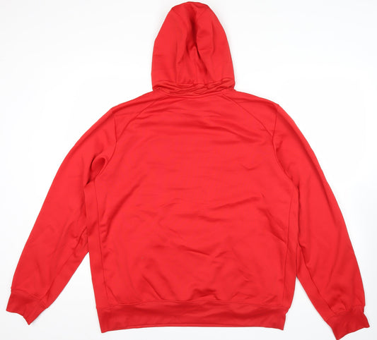 Nike Men's Red Therma-Fit Elite Pullover Hoodie 2XL Sportswear