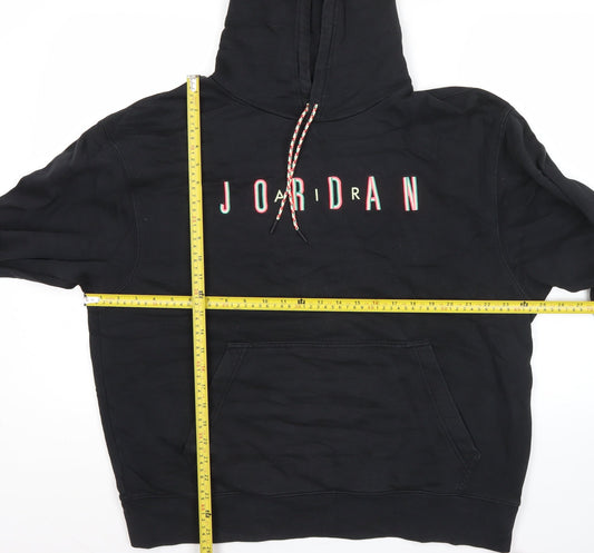 Jordan Men’s Black 2XL Pullover Hoodie Fleece Logo Basketball