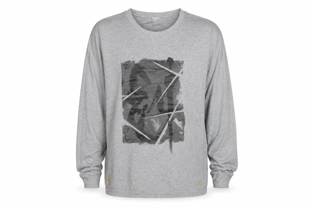 Mens UK L Regular adidas Grey Pullover Sweatshirt
