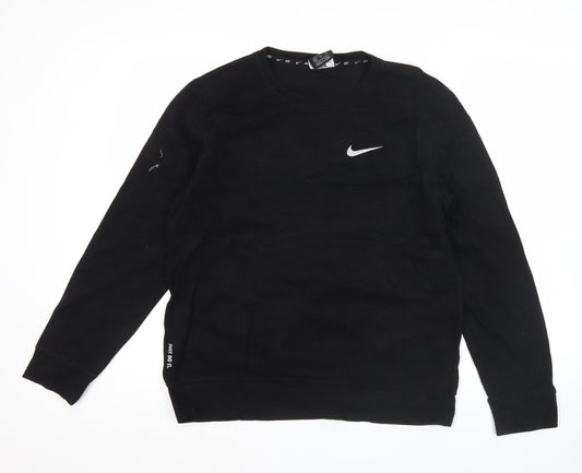 Nike Men's Black XL Pullover Sweatshirt Crew Neck Sports Fleece
