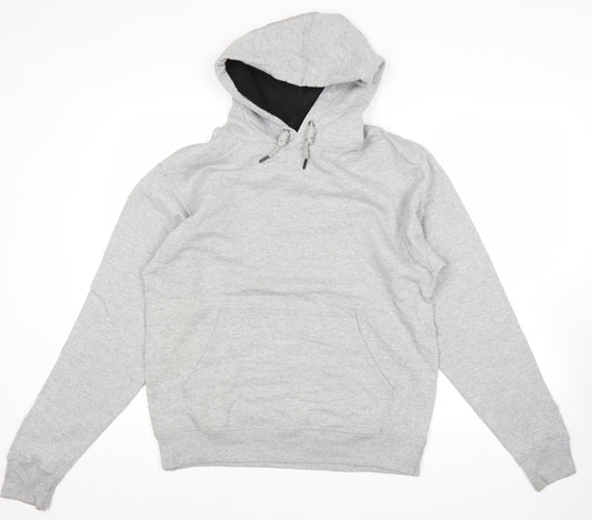 Champion Men's Grey M Pullover Hoodie Fleece Regular Fit