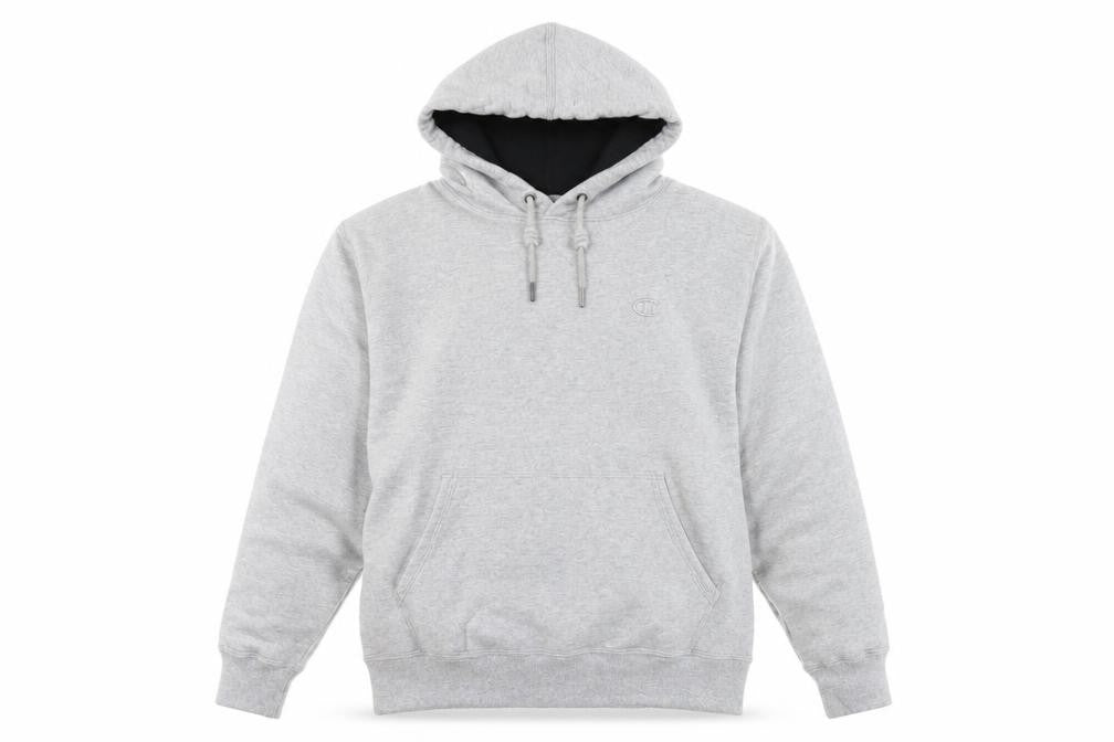 Mens UK M Regular Champion Grey Pullover Hoodie
