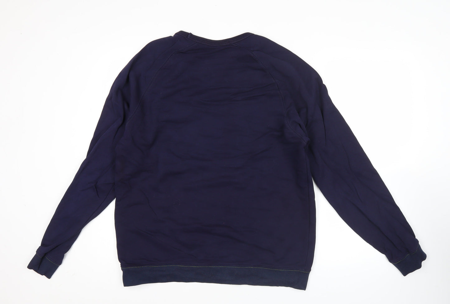 Champion Men's Blue XL Pullover Sweatshirt Crew Neck Logo Fleece