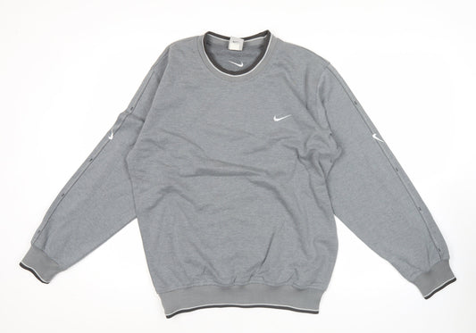 Nike Men’s Grey XL ClimaFit Sweatshirt Pullover Crew Neck Sportswear