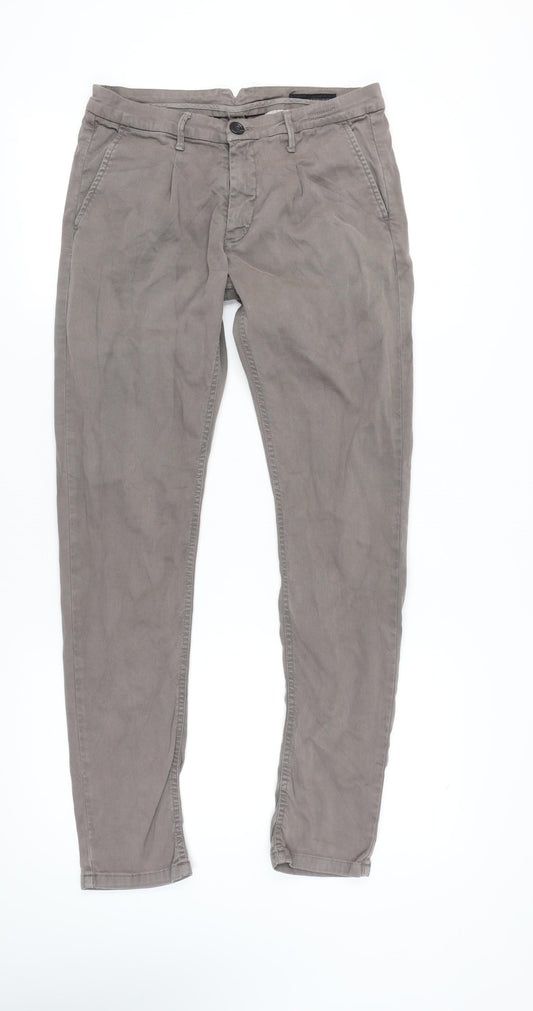 Sorbino Women’s Grey Chino Trousers Size 18 Straight Leg Stretch
