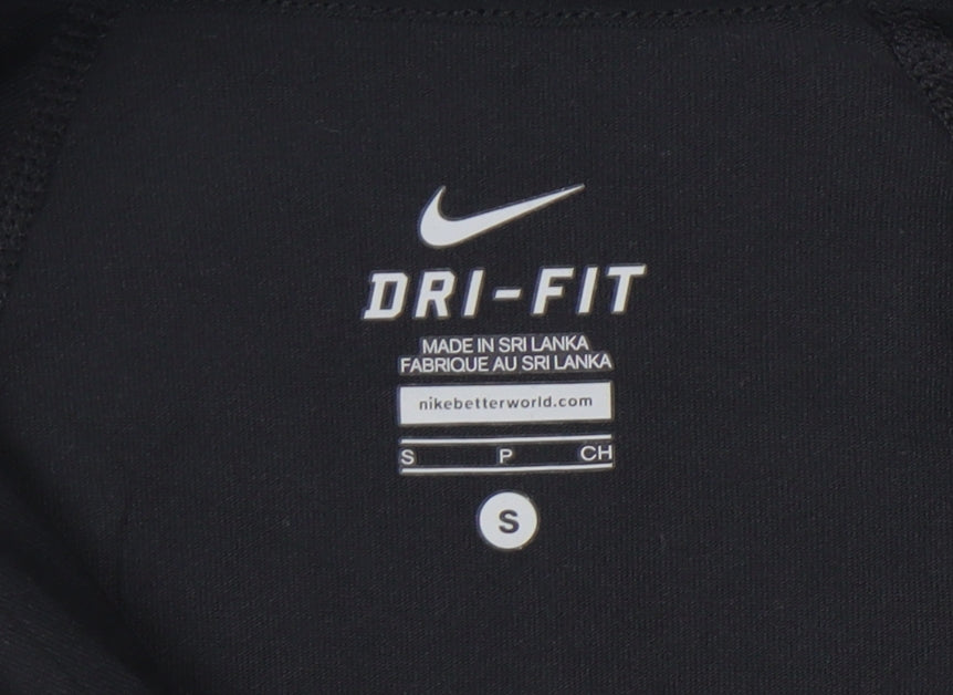 Nike Women’s Black Dri-FIT Full Zip Slim Fit Hoodie Small
