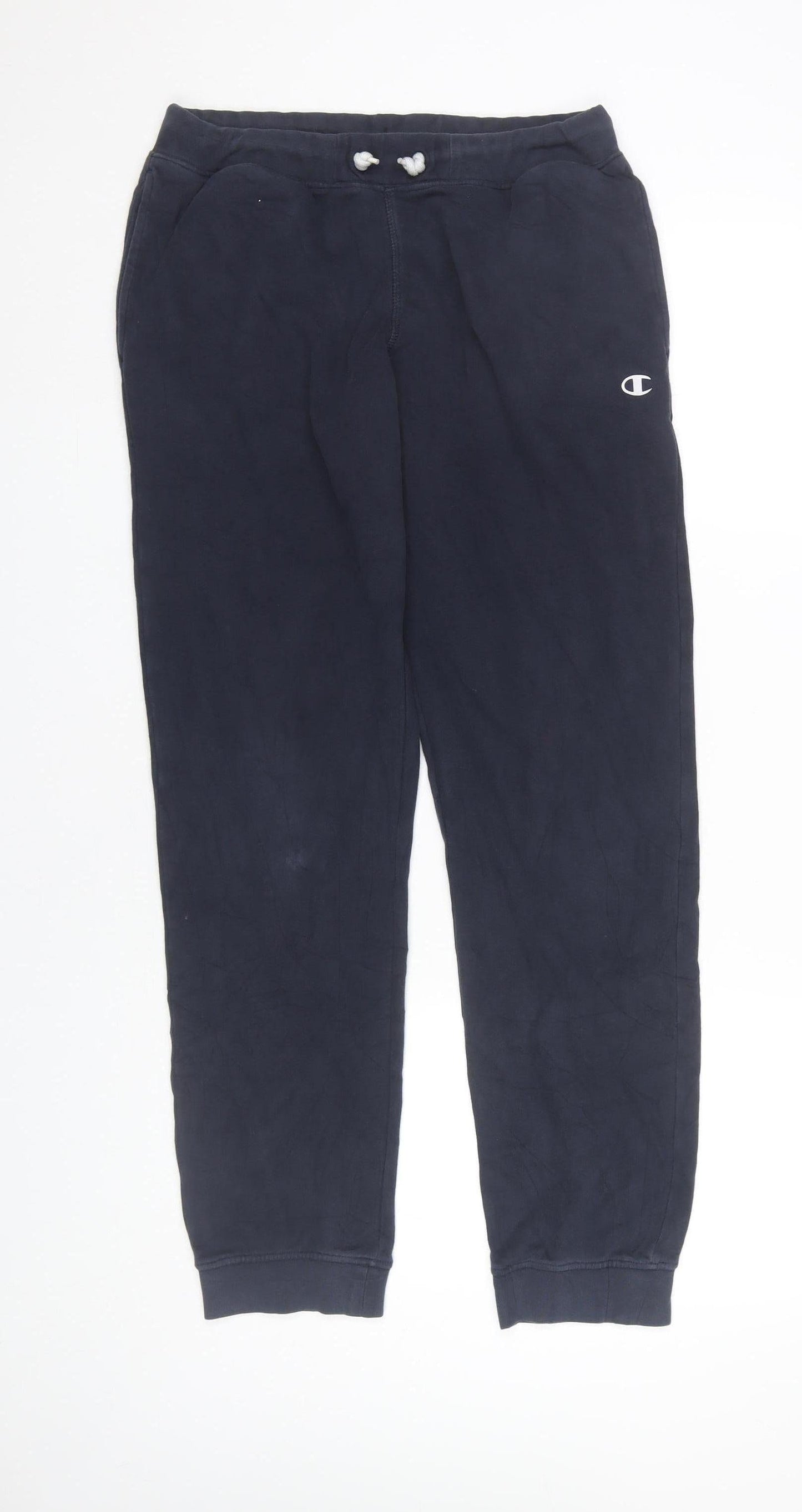 Champion Boys Blue 13-14Y Jogger Trousers Fleece Elastic Waist Pockets