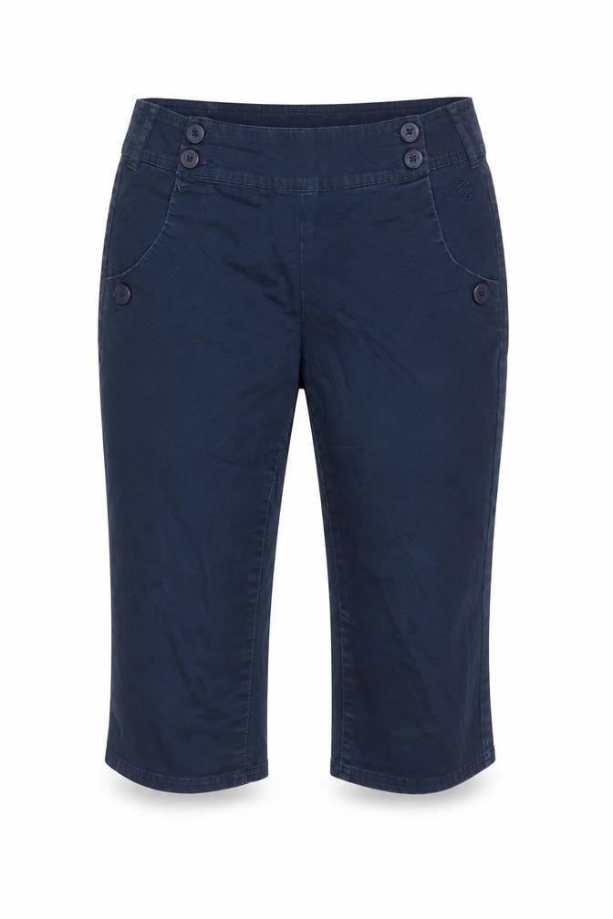 Henri Lloyd Women’s Blue Cotton Capri Trousers Size 8 Slim Fit