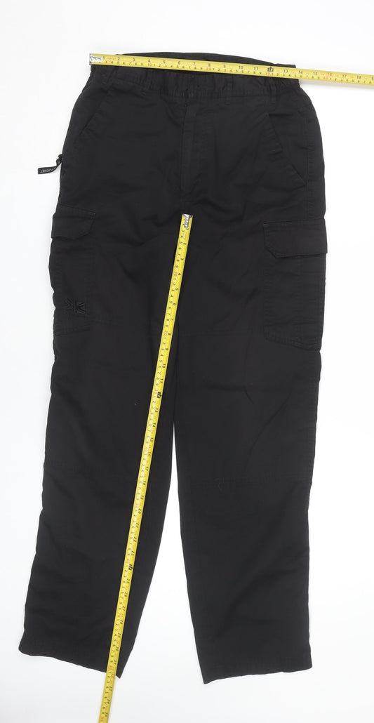Karrimor Men's Black Cargo Trousers S Regular Fit Outdoor Workwear