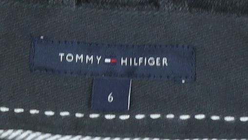Tommy Hilfiger Women Grey Wool Blend Dress Pants Size 10 Straight Leg