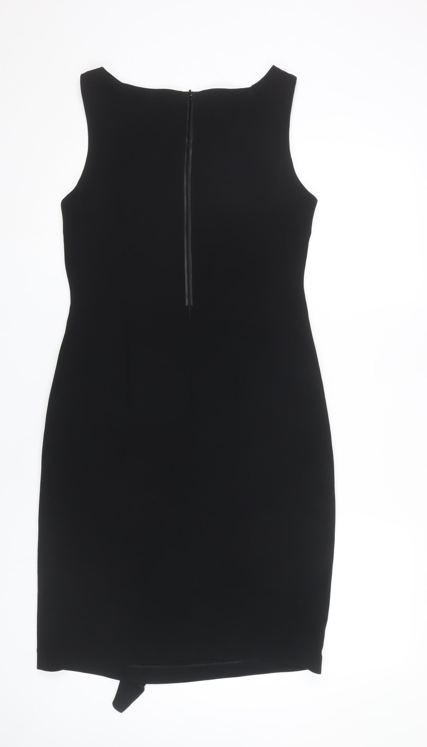 Coast Women’s Black Size 14 Sheath Knee Length Sleeveless Dress