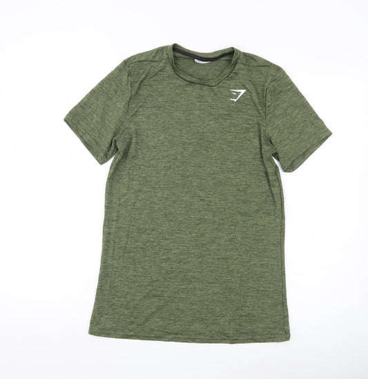 Gymshark Men’s Green Small Athletic Fit Gym T-Shirt