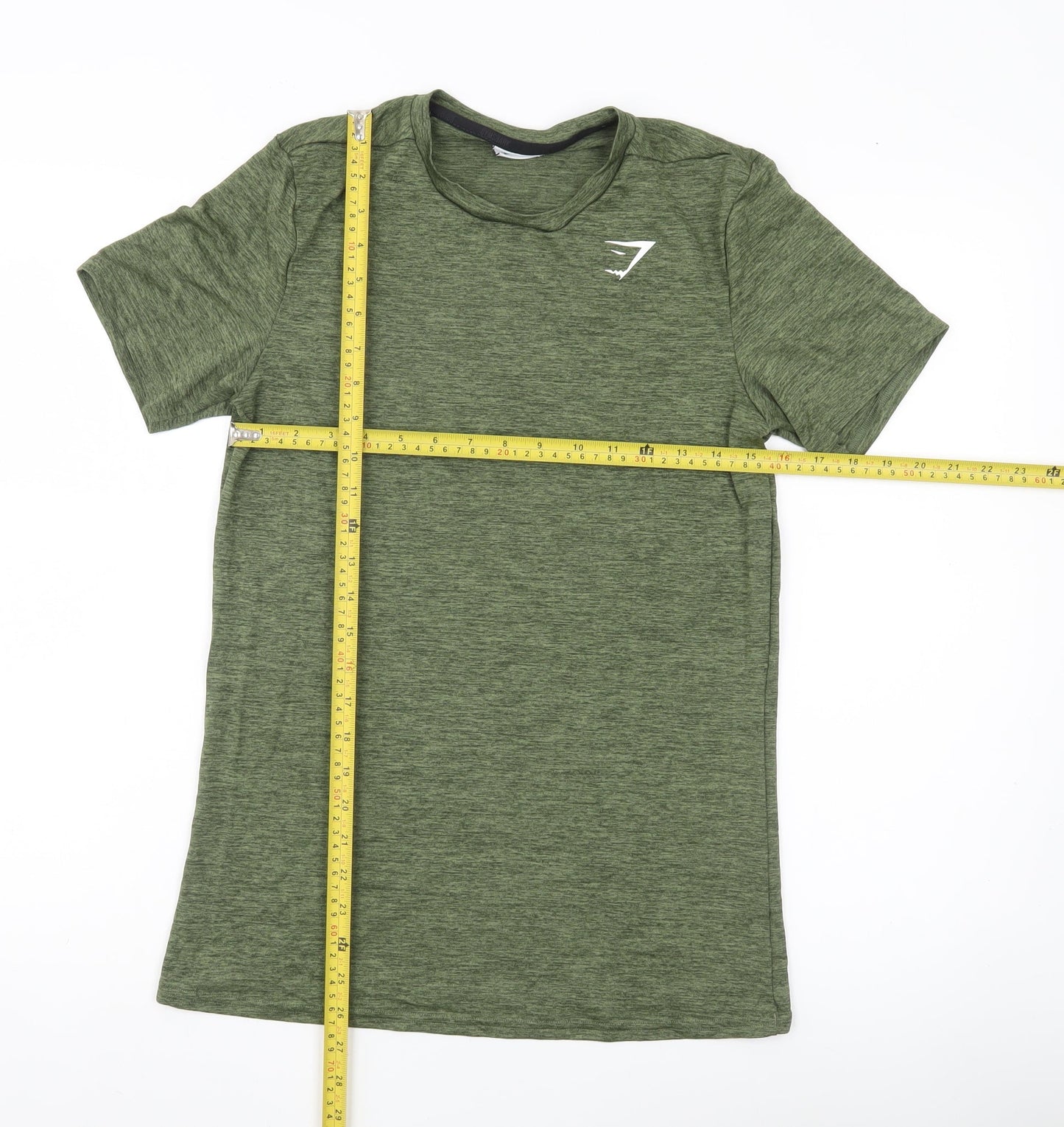 Gymshark Men’s Green Small Athletic Fit Gym T-Shirt