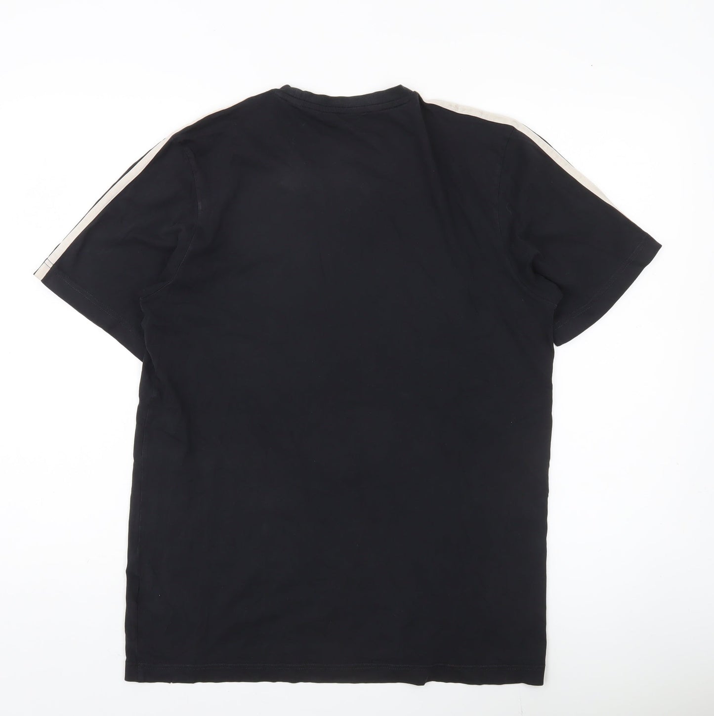 Adidas Men’s Black Medium Crew Neck Short Sleeve Sports T-Shirt
