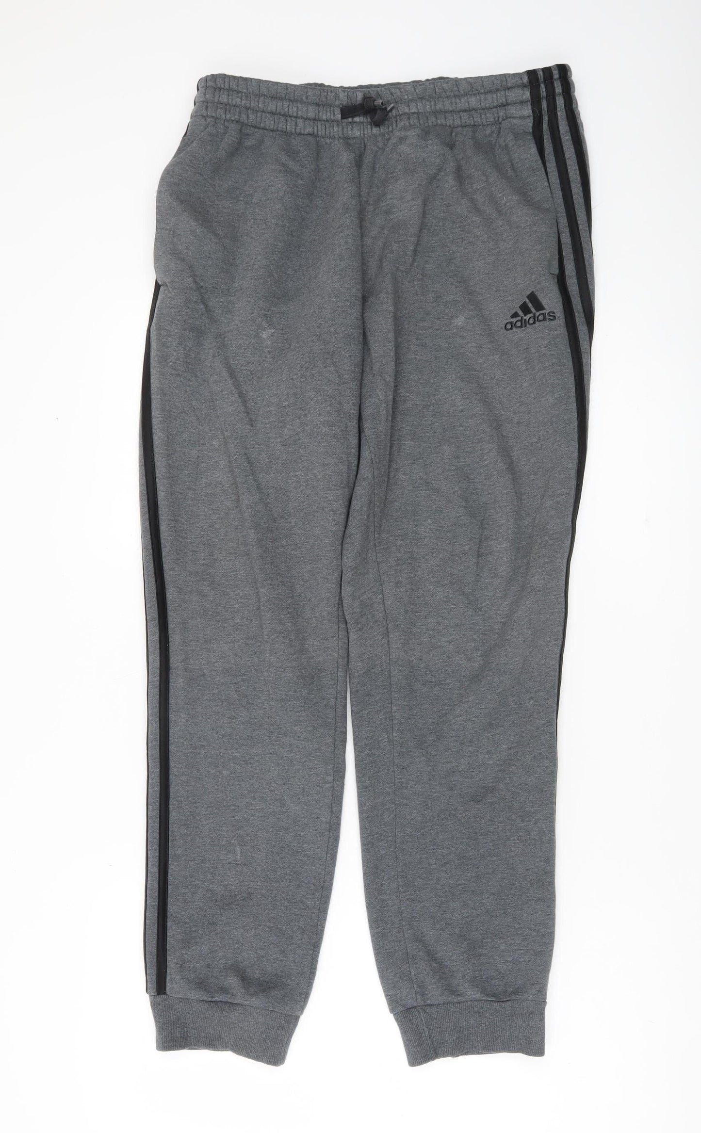 Adidas Men’s Grey Jogger Sweatpants Size M Regular Fit