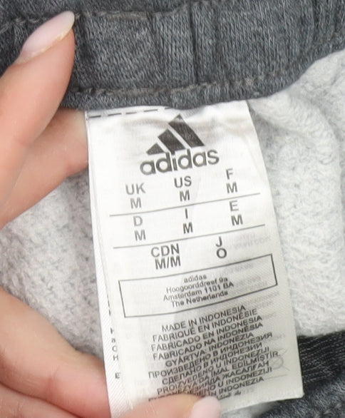 Adidas Men’s Grey Jogger Sweatpants Size M Regular Fit