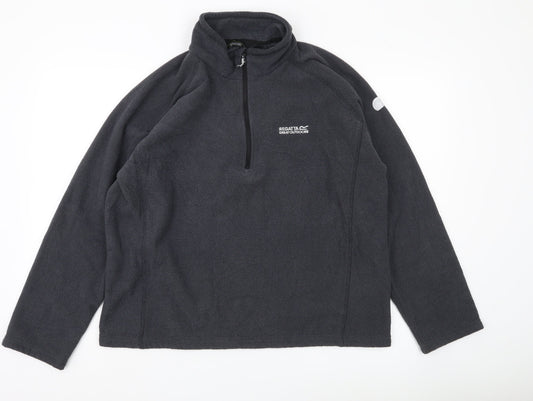 Regatta Men’s Grey XL Fleece Pullover Sweatshirt Outdoor Hiking