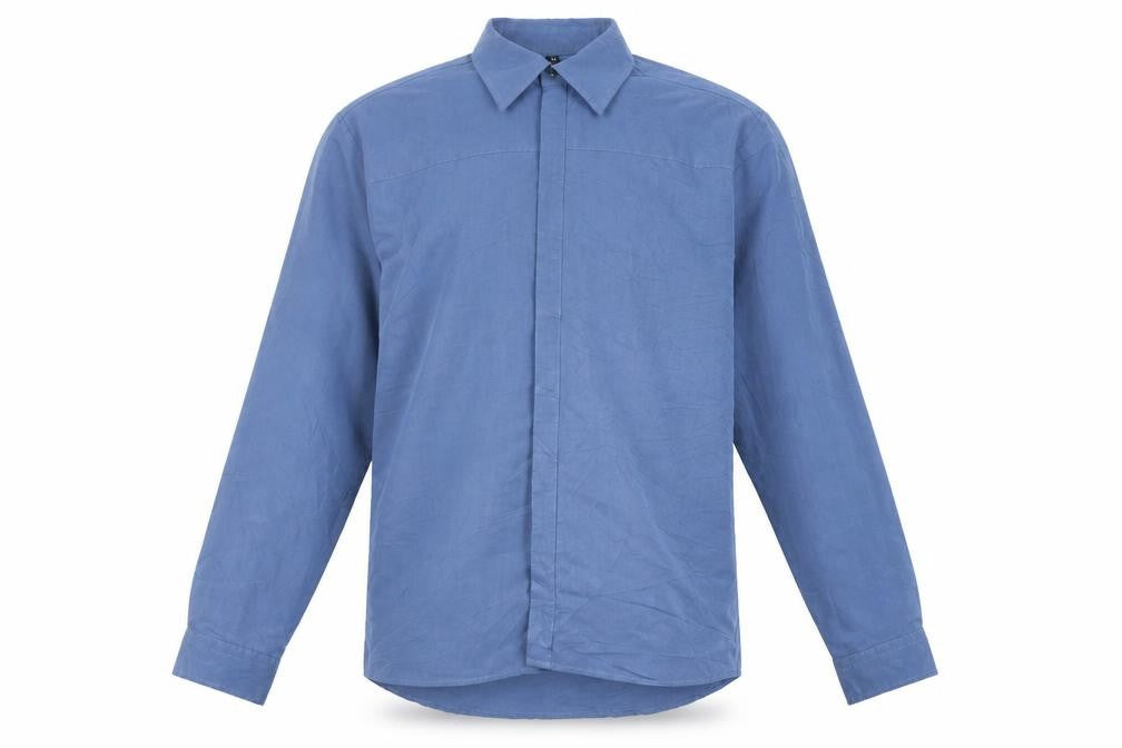 Cignal Collection Men’s Blue M Long Sleeve Button-Up Shirt