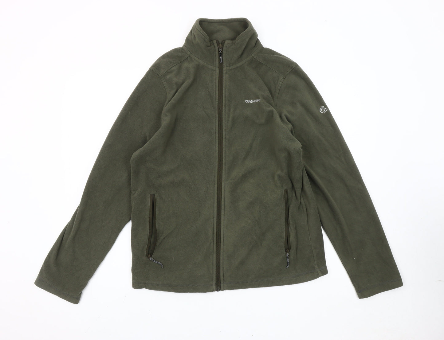 Craghoppers Mens Green Fleece Jacket S Regular Fit Outdoor Hiking