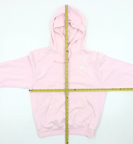 Nike Womens Pink Pullover Hoodie XS Regular Fit Sportswear