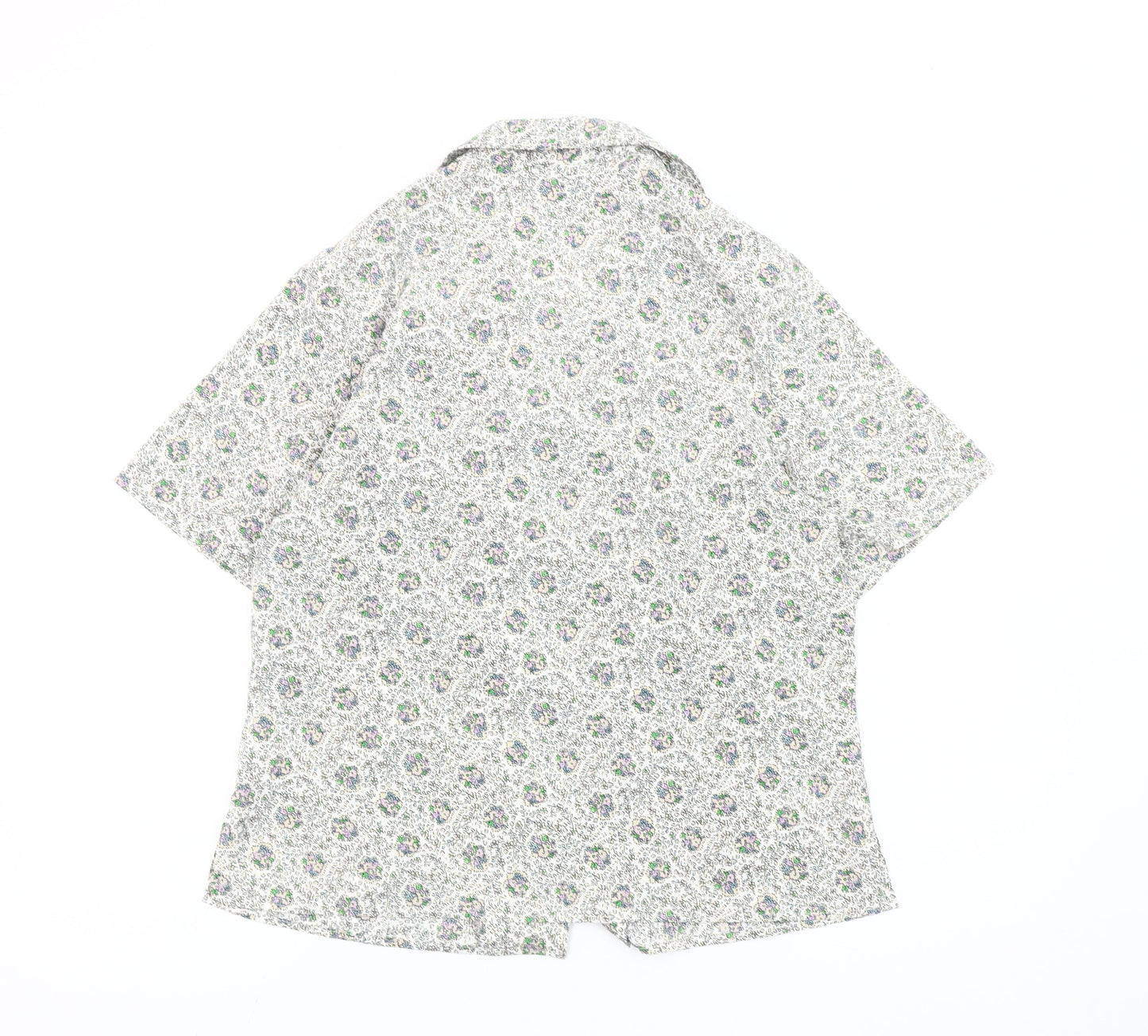 Honor Millburn Women’s Multicoloured Floral Button-Up Shirt Size 12