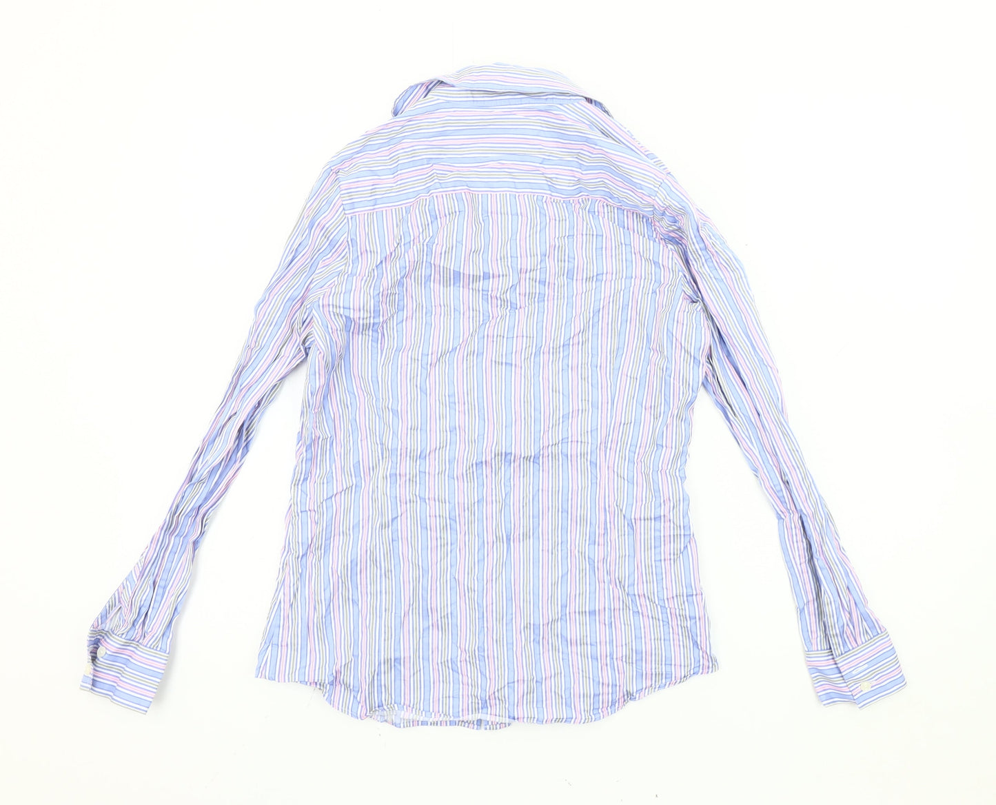 Charles Tyrwhitt Women’s Multicoloured Striped Button-Up Shirt Size 8